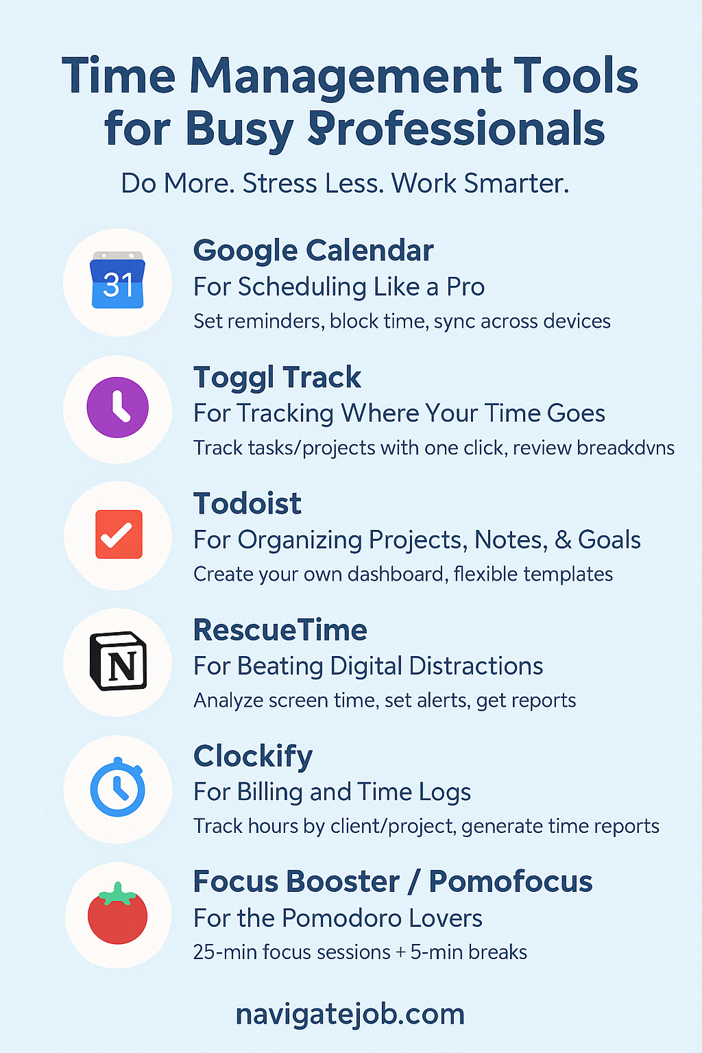 Time Management Tools for Busy Professionals