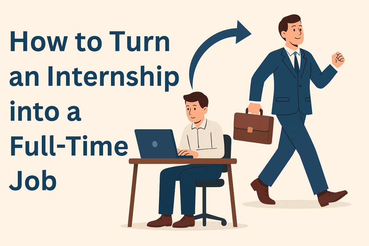 How to Turn an Internship into a Full-Time Job