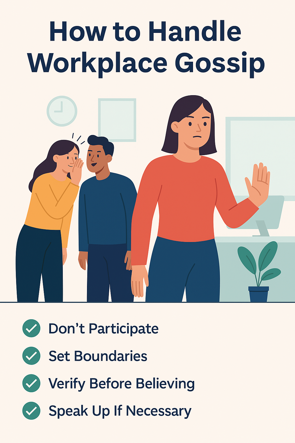 How to Handle Workplace Gossip
